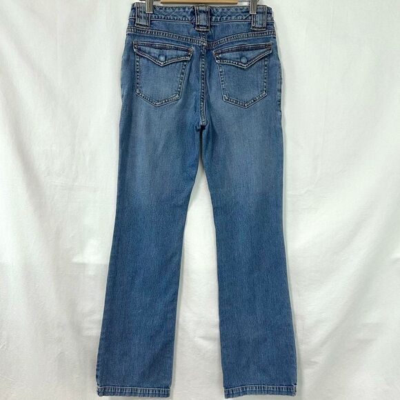 TOMMY JEANS HILFIGER Y2K Blue Denim Low Rise Cargo Flare Bootcut Jeans Women's 1 - Picture 4 of 8